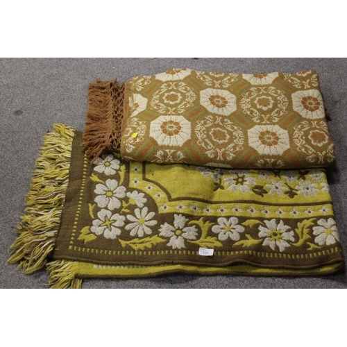 108 - TWO VINTAGE TEXTILE THROWS