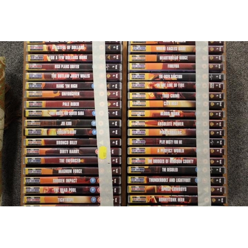 109 - THREE TRAYS OF ASSORTED DVDS TO INCLUDE BOXED SET ETC