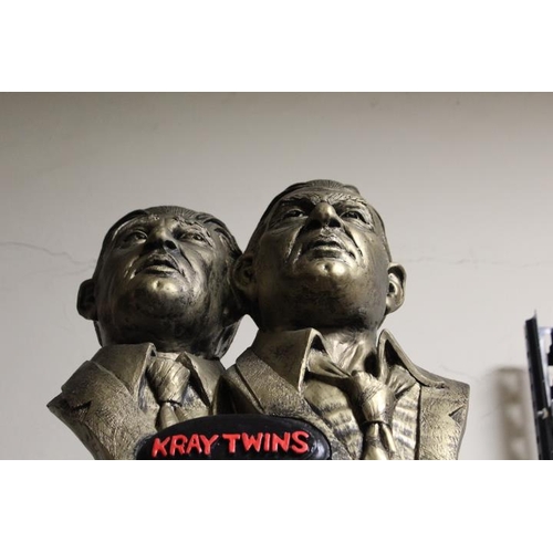 135 - A LARGE KRAY TWINS BUST