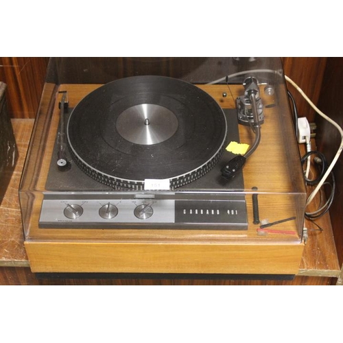 151 - A VINTAGE GARRARD 401 RECORD PLAYER