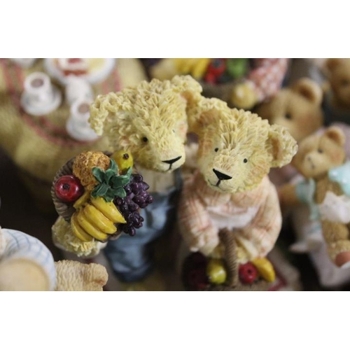 92 - A TRAY OF ASSORTED CHERISHED TEDDIES FIGURES