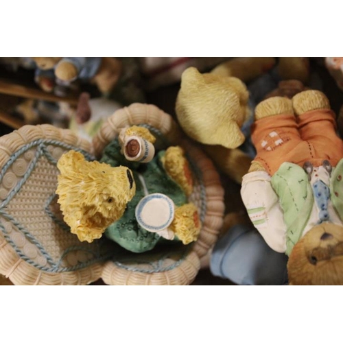 92 - A TRAY OF ASSORTED CHERISHED TEDDIES FIGURES