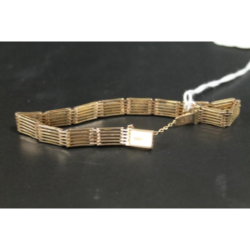 253 - A 9C ROSE GOLD BRACELET - APPROX WEIGHT 15 G