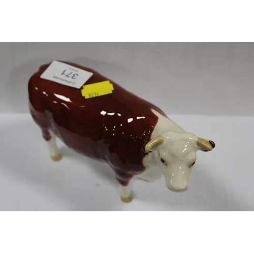 371 - A BESWICK HEREFORD COW