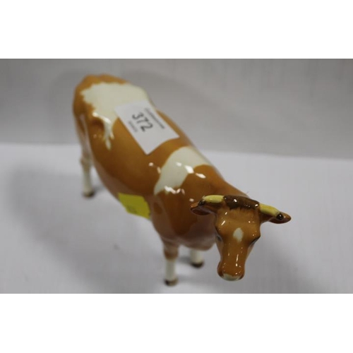 372 - A BESWICK GUERNSEY COW