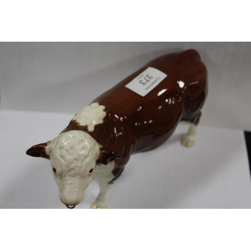 373 - A BESWICK HEREFORD BULL