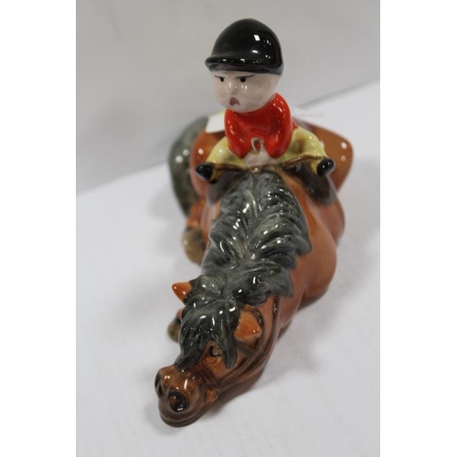 376 - A BESWICK THELWELL FIGURE 'KICKSTART'