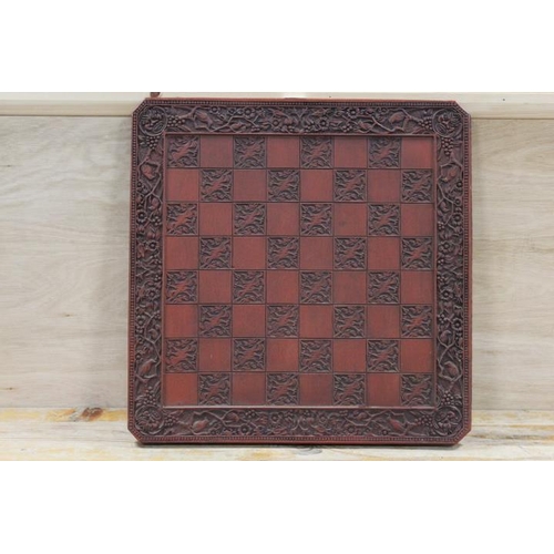 397 - A MYTHICAL THEMED CHESS / GAMES BOARD