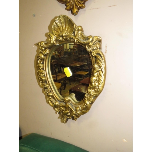 702 - A SELECTION OF FOUR MODERN GILT MIRRORS