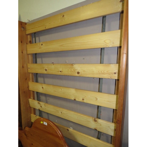 717 - A MODERN PINE SINGLE BED FRAME