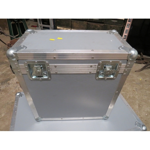 624 - TWO SILVER AIRCRAFT TYPE STORAGE CARGO CASES