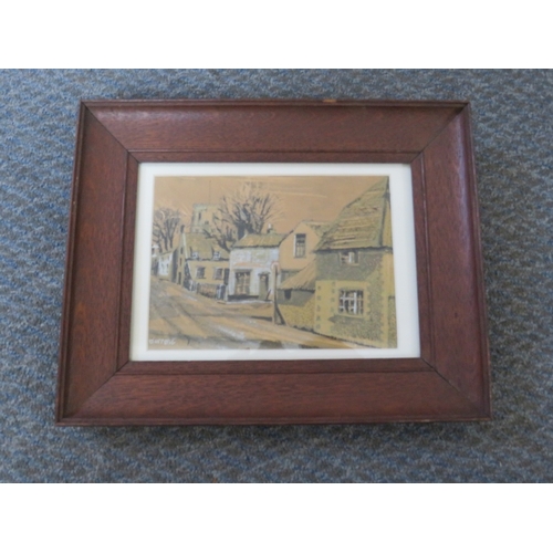 82 - ROY TURNER DURRANT (1925-1998) Saxthorpe Norfolk, signed lower left, watercolour, oak framed and gla... 