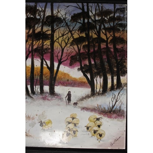 33 - A COLLECTION OF ASSORTED PRINTS AND PAINTINGS ETC TO INCLUDE TWO WATERCOLOURS BY VERA WATKINS, A TEX... 