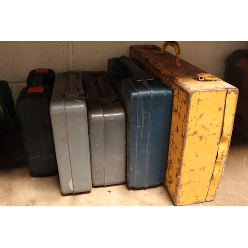 517 - FIVE VARIOUS ELECTRICAL POWER TOOLS WITH CASES