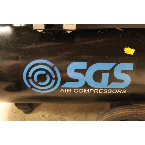 525 - AN SGS AIR COMPRESSOR - 240v TOGETHER WITH HOSE AND INFLATOR