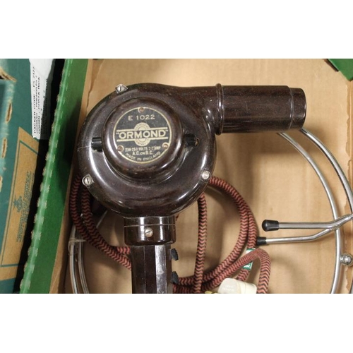 116 - A VINTAGE BAKELITE HAIRDRYER & STAND