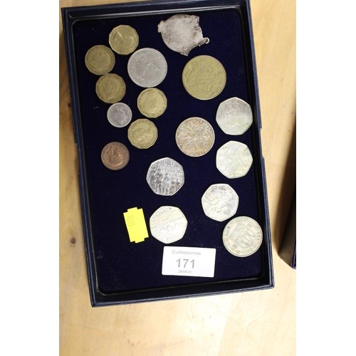 171 - A COLLECTION OF ASSORTED MEDALLIONS ETC TO INCLUDE VARIOUS FLOWER SOCIETY EXAMPLES PLUS A SMALL SELE... 