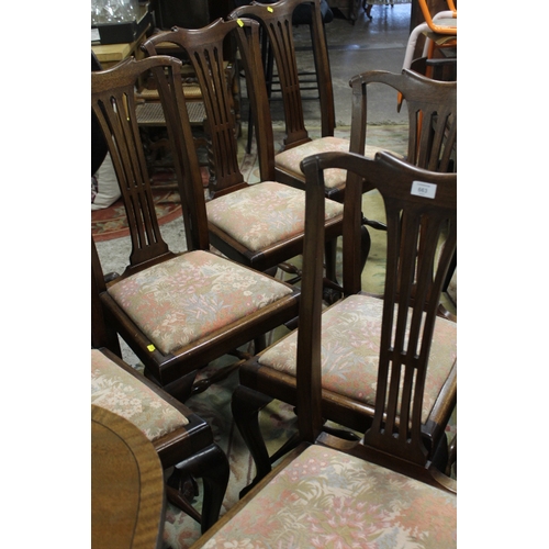 663 - SIX EARLY 20TH CENTURY CHAIRS