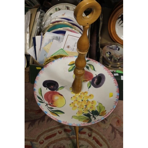 78 - FIVE TRAYS OF ASSORTED COLLECTORS PLATES , CABINET PLATES ETC