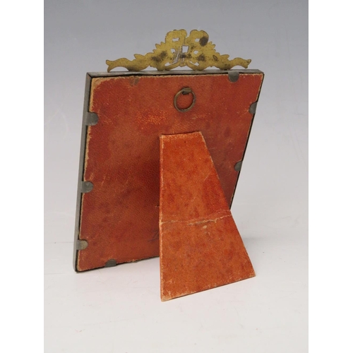 105 - A 19TH CENTURY OVAL PORTRAIT MINIATURE OF A YOUNG MAN, in a black jacket and white stock, unsigned, ... 