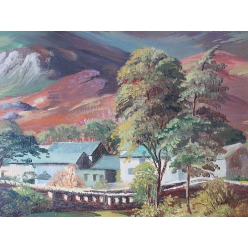 116 - ALAN BENGALL CHARLTON (1913-1981). Lakeland scene 'Grange in Borrowdale', see verso, signed lower ri... 