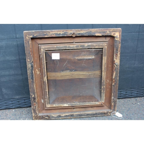 147 - AFTER HENDRICK GERRITSZ (19TH CENTURY). Gentleman in black counting his money, oil on panel  gilt fr... 