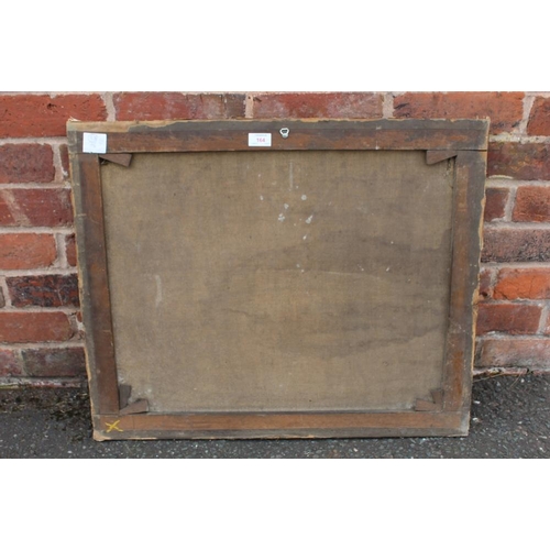 150 - AFTER NICHOLAS LANCRET (19TH CENTURY). A Winter scene with figures, skating, oil on canvas, unframed... 