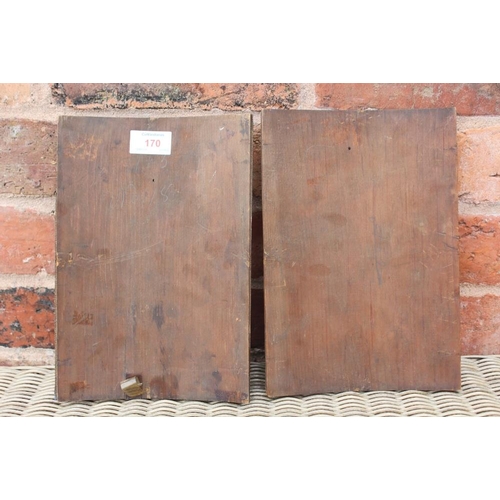 154 - CIRCLE OF PIETR FABRIS (1740-1792). A pair of interior kitchen scenes, oil on curved panels, a pair,... 