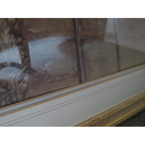 78 - J.H. PARKINGSON (XX). 'The Mumbles', signed lower right and dated '83, watercolour, gilt framed and ... 