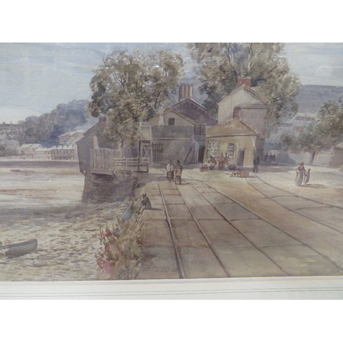 78 - J.H. PARKINGSON (XX). 'The Mumbles', signed lower right and dated '83, watercolour, gilt framed and ... 