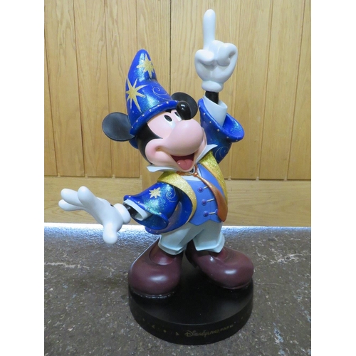 109 - A LARGE MICKEY MOUSE SORCERER'S APPRENTICE STATUE MADE FOR THE 20th ANNIVERSARY OF DISNEYLAND PARIS ... 