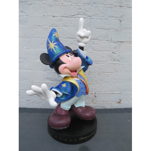 109 - A LARGE MICKEY MOUSE SORCERER'S APPRENTICE STATUE MADE FOR THE 20th ANNIVERSARY OF DISNEYLAND PARIS ... 