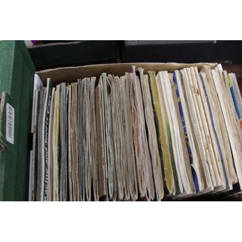 180 - A TRAY OF ASSORTED CIGARETTE ANTIQUE CARDS TO INCLUDE VARIOUS COMPLETED ALBUMS