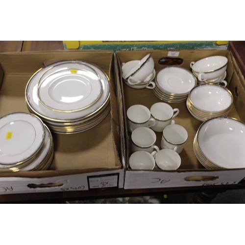 193 - TWO TRAYS OF ROYAL DOULTON MUSICALE WARE