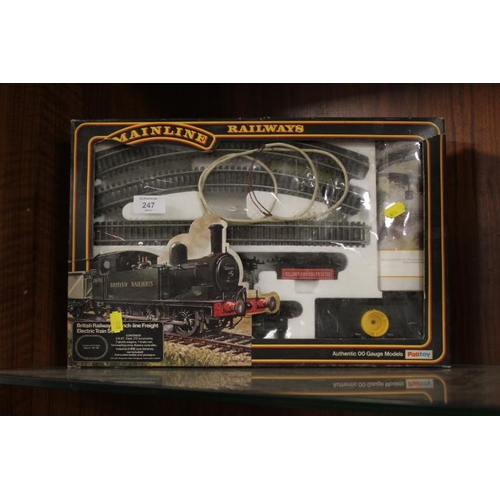 247 - A BOXED MAINLINE RAILWAYS 00 GAUGE SET UNCHECKED