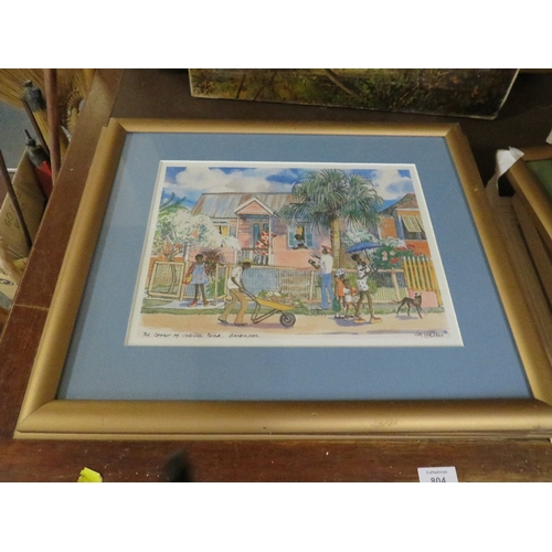 40 - A COLLECTION OF SIXTEEN ASSORTED PRINTS TO INCLUDE BARBADOS / CARIBBEAN SCENES