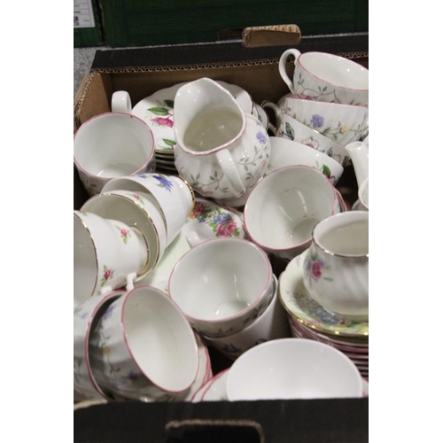 177 - TWO TRAYS OF ASSORTED CERAMICS