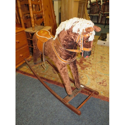 921 - A VINTAGE CHILDS ROCKING HORSE