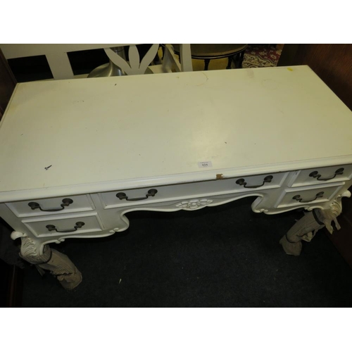 924 - A WHITE DRESSING TABLE A/F