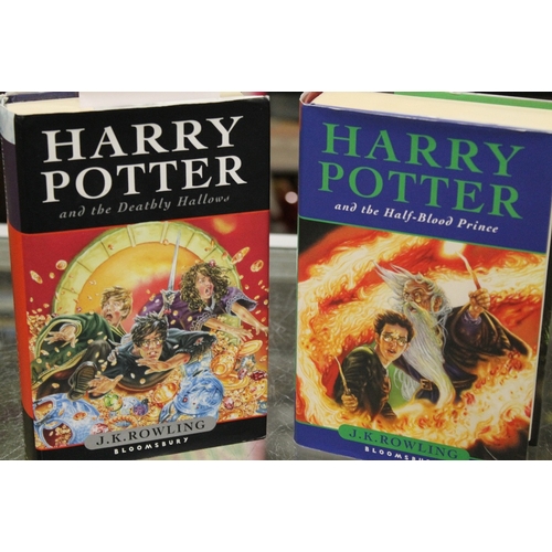 272 - TWO FIRST EDITION HARDBACK HARRY POTTER BOOKS THE HALF BLOOD PRINCE AND THE DEATHLY HALLOWS BOTH WIT... 