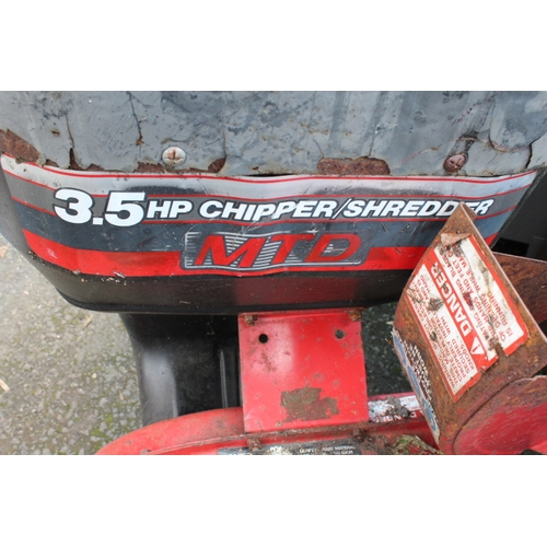 610 - AN MTG PETROL 3.5 HP SHREDDER / CHIPPER