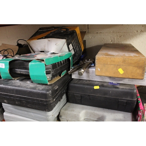 638 - A LARGE SELECTION OF BOXED POWER TOOLS ETC