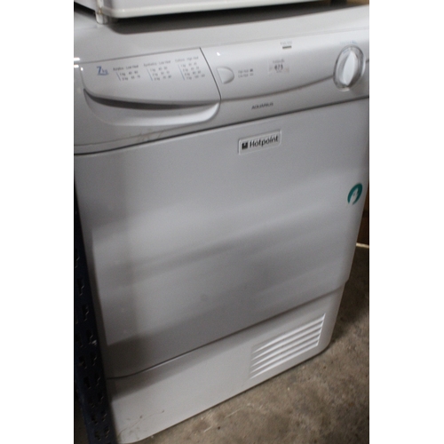 675 - A HOTPOINT AQUARIUS CONVECTOR DRYER