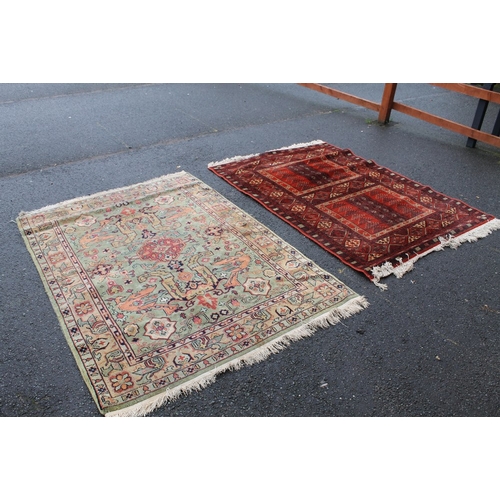 930 - TWO EASTERN WOOLLEN RUGS