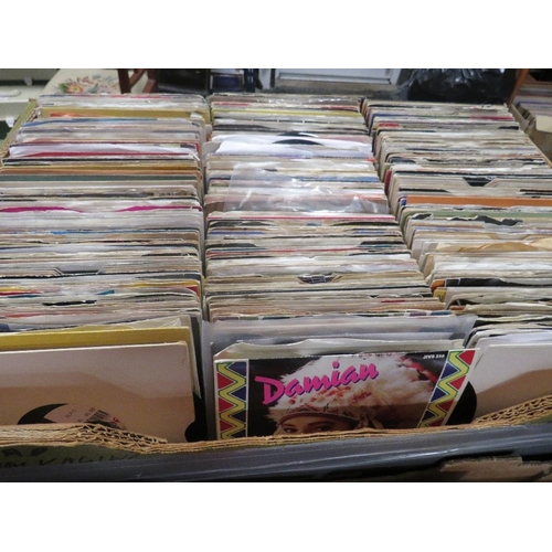 159 - A COLLECTION OF APPROXIMATELY 350 SINGLE RECORDS MAINLY FROM THE 1960s, 70s, 80s AND 90s
