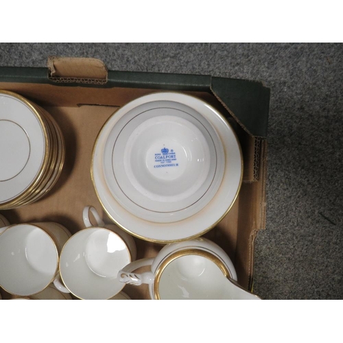 168 - THREE TRAYS OF ROYAL DOULTON ALICE CLASSIC DINNERWARE