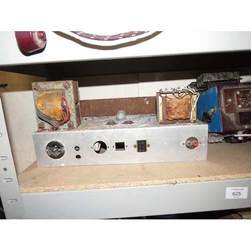 625 - A LARGE SELECTION OF VINTAGE POWER SUPPLIES AND A UPS UNIT