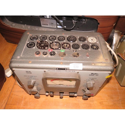 630 - A TAYLOR MODEL 45c VALVE TESTER