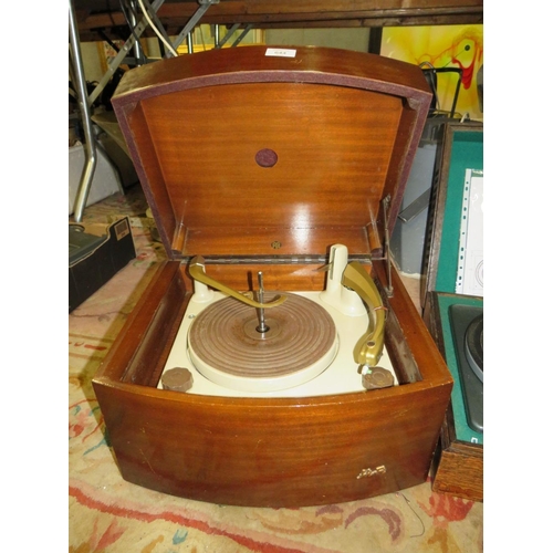 644 - A PYE BLACK BOX RECORD PLAYER AND A GARRARD LAB 80 TRANSCRIPTION TURNTABLE