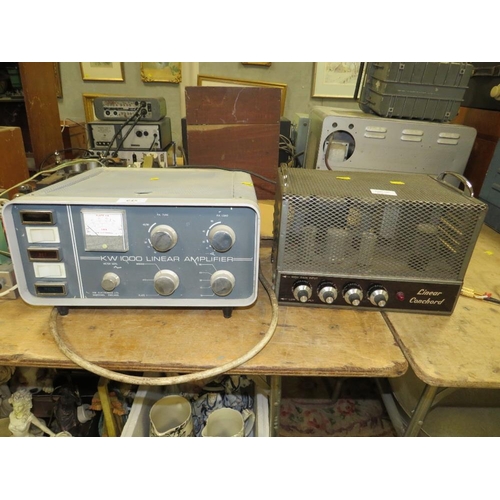 645 - A KW1000 LINEAR AMPLIFIER AND A LINEAR CONCHORD VALVE AMPLIFIER (2)